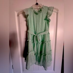 Rare Editions Mint Green Kids Dress